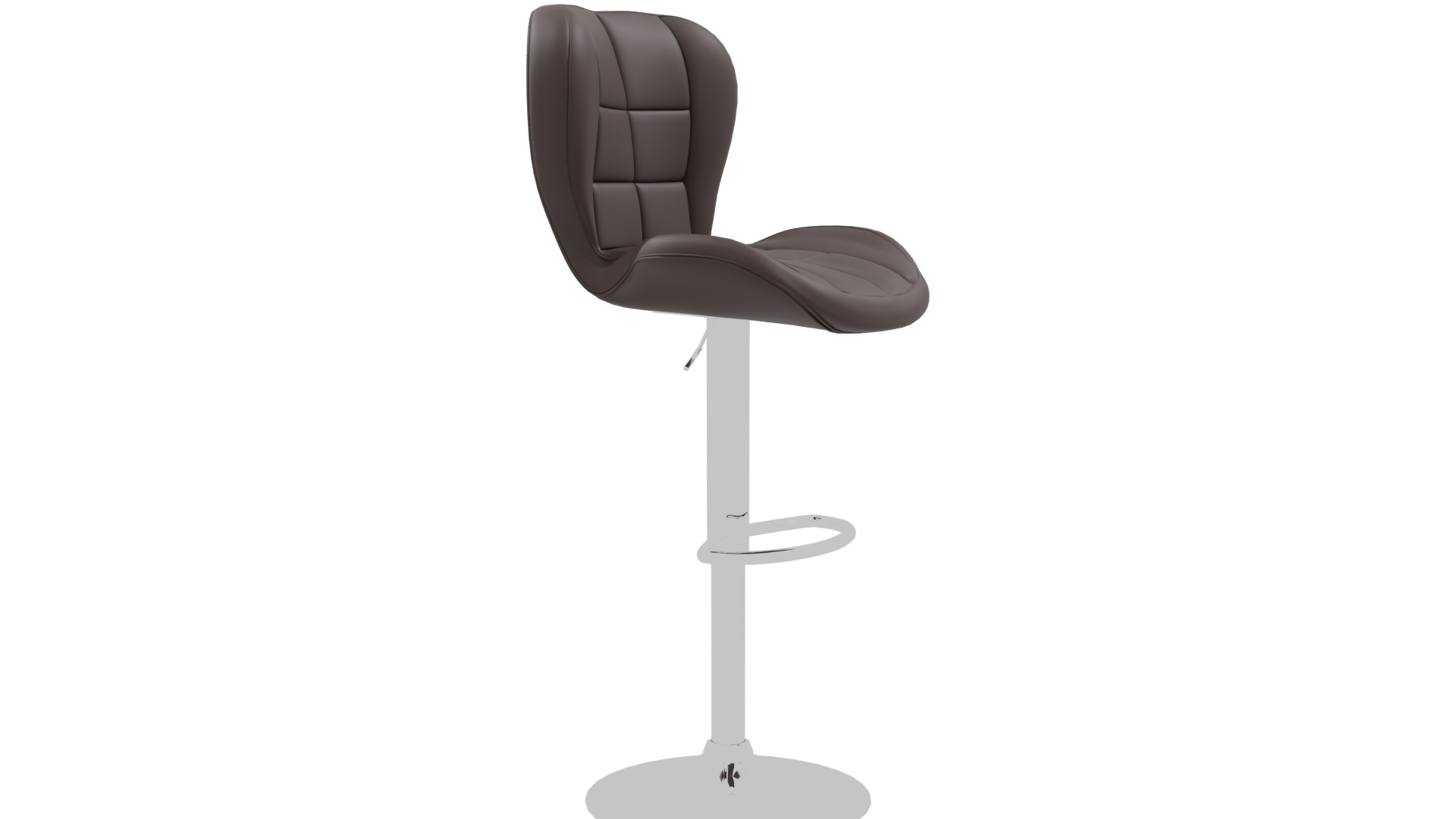 Stylish Modern Bar Stool 3D Model - Professional 3D Model Render 9