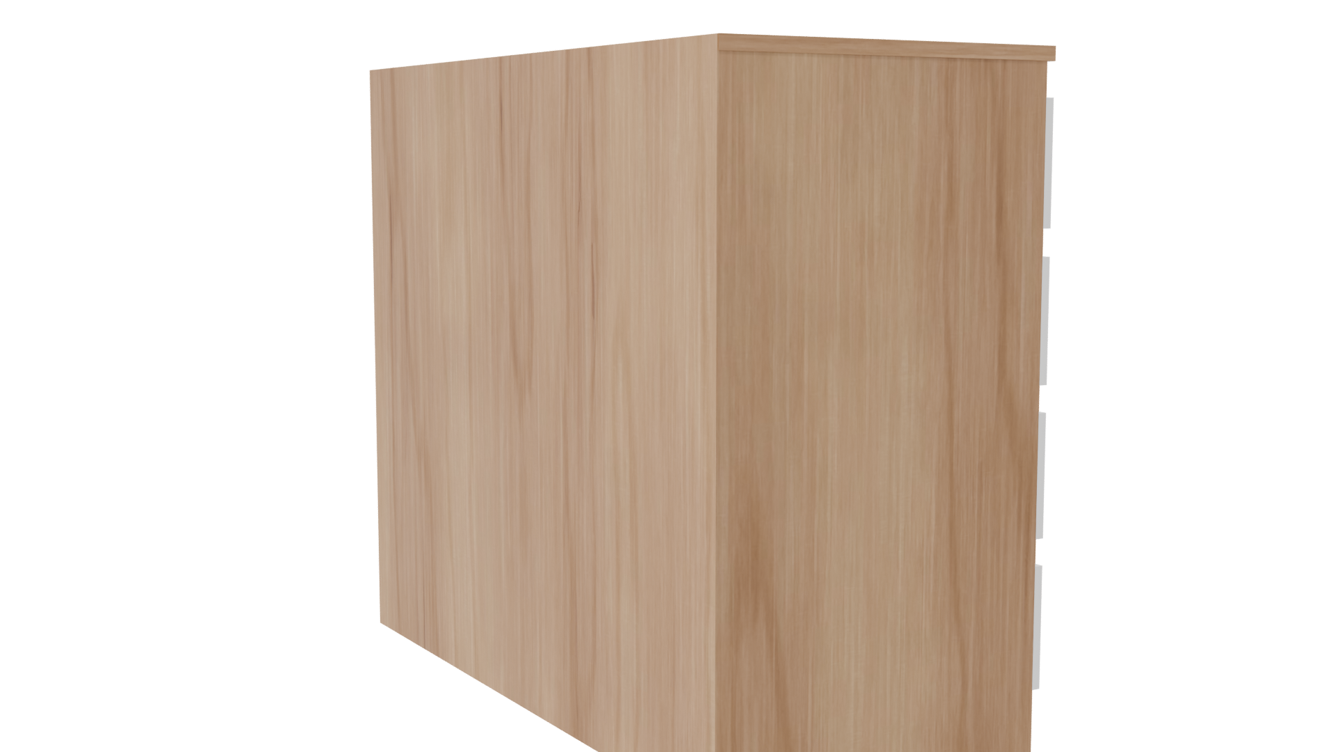 Stylish Wooden Storage Cabinet 3D - Professional 3D Model Render 22