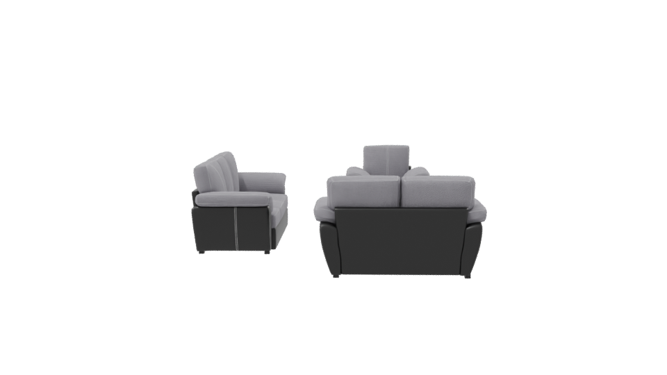 Stylish Fabric Sofa Set 3D - Professional 3D Model Render 8