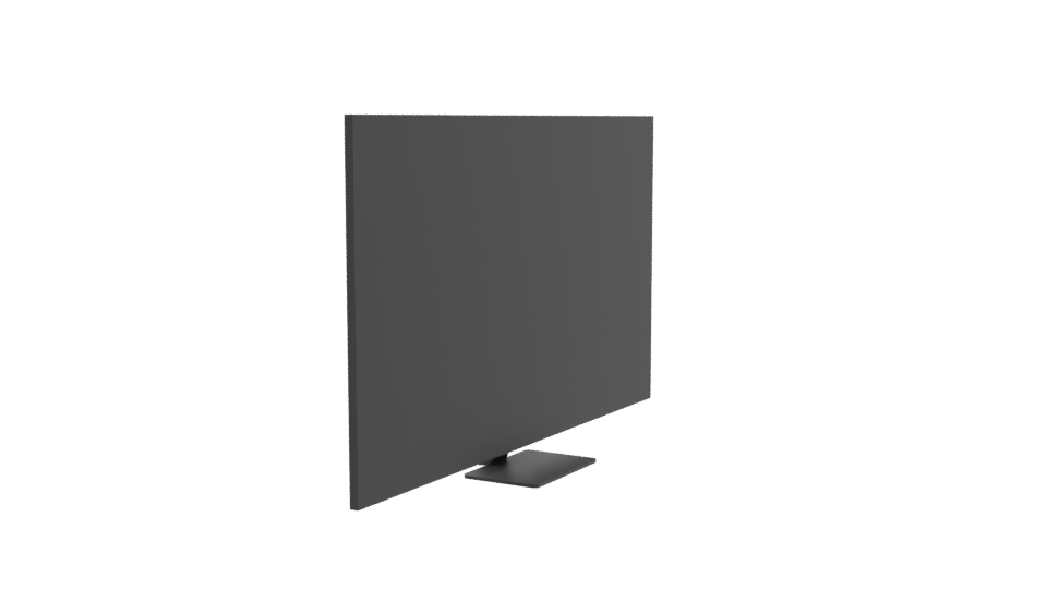 Sleek Modern Television 3D Model - Professional 3D Model Render 9