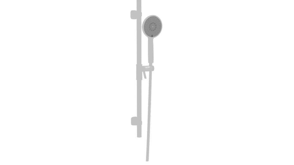 Stylish Shower Head Set 3D - Professional 3D Model Render 10