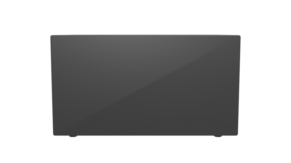 Sleek White Microwave 3D Model - Professional 3D Model Render 5