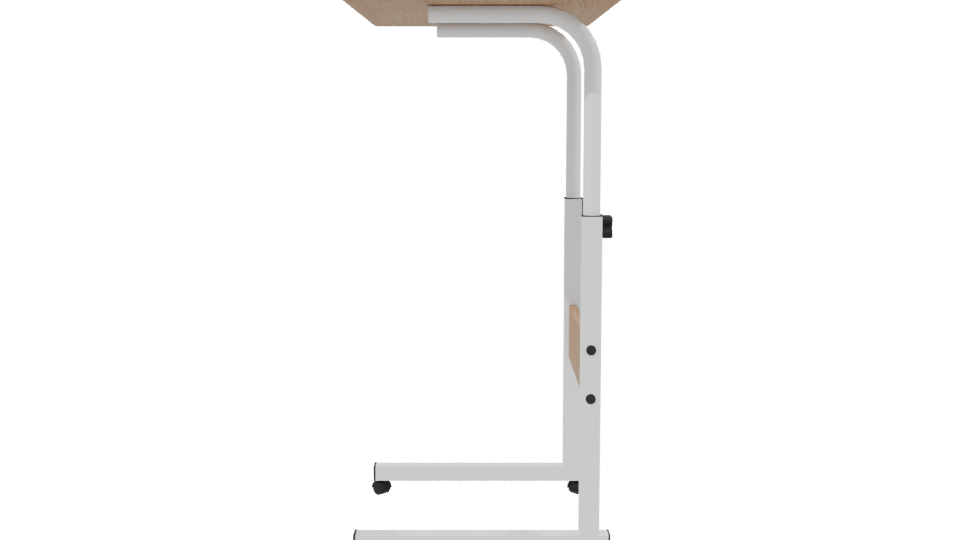 Minimalist Height Adjustable Desk 3D - Professional 3D Model Render 2
