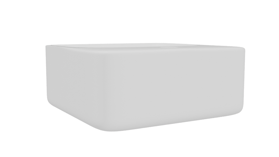 Sleek Modern Freestanding Bathtub - Professional 3D Model Render 4