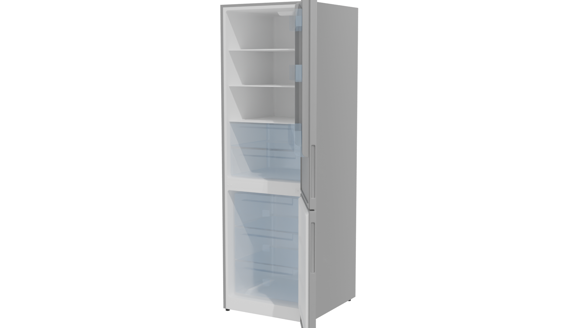 Modern Refrigerator 3D Model - Professional 3D Model Render 12