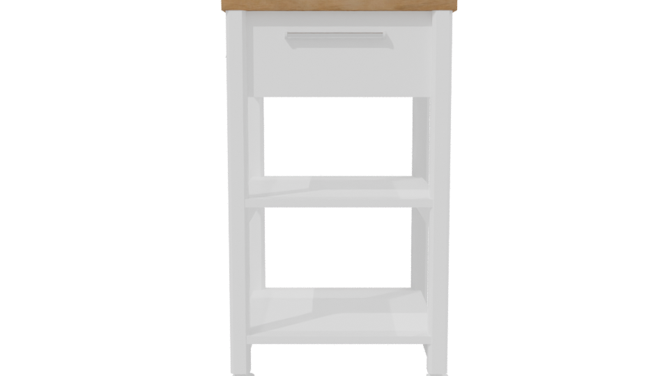 Stylish Nightstand 3D Model - Professional 3D Model Render 2