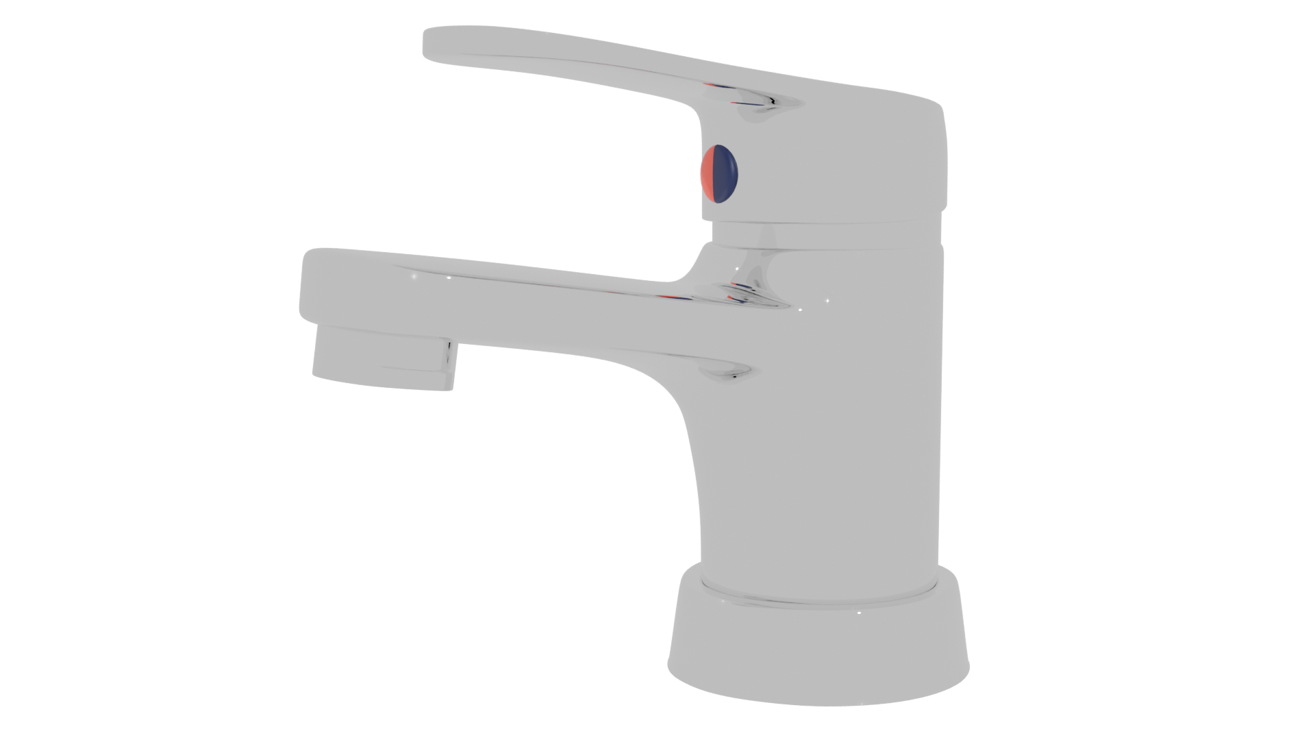 Stylish Kitchen Faucet 3D Model - Professional 3D Model Render 16