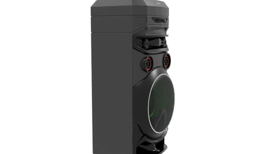 Stylized Bluetooth Speaker Model - Professional 3D Model Render 9