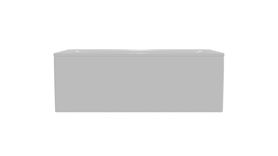 Sleek Modern Freestanding Bathtub - Professional 3D Model Render 11