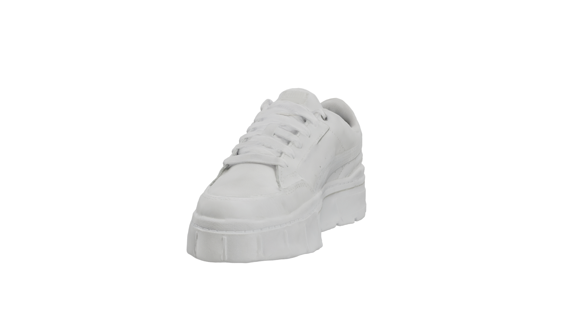Sleek White Sneakers 3D Model - Professional 3D Model Render 12