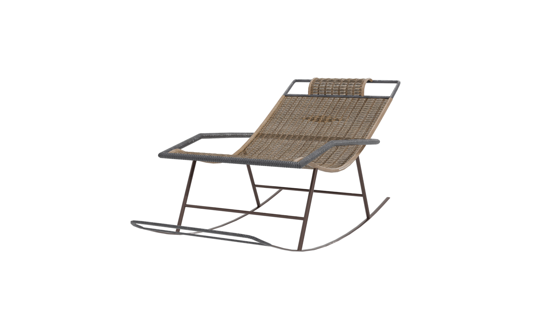 Stylish Outdoor Lounge Chair 3D - Professional 3D Model Render 12