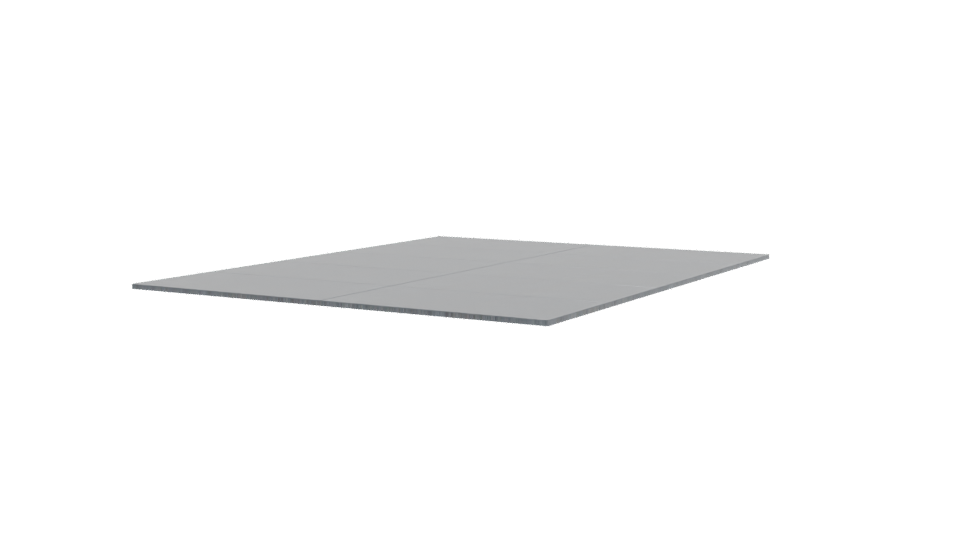 Sleek Metal Floor Panel Model - Professional 3D Model Render 9