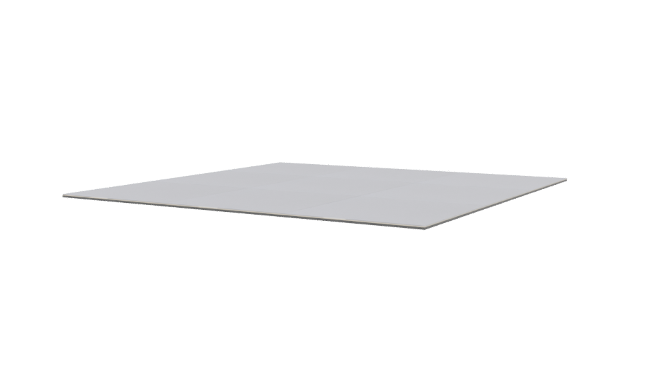 Minimalist White Floor Panel 3D - Professional 3D Model Render 12