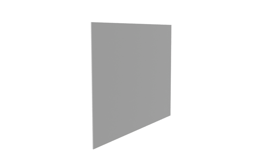 Stylish Glass Wall Panel 3D - Professional 3D Model Render 3