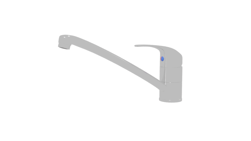 Sleek Chrome Beverage Dispenser 3D Model - Professional 3D Model Render 13