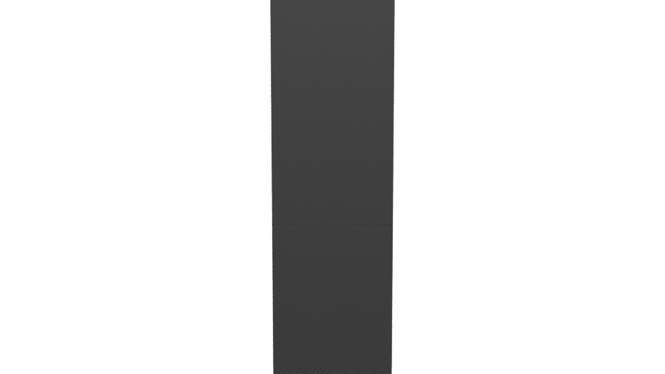 Minimalist Black Shelf Unit 3D - Professional 3D Model Render 5