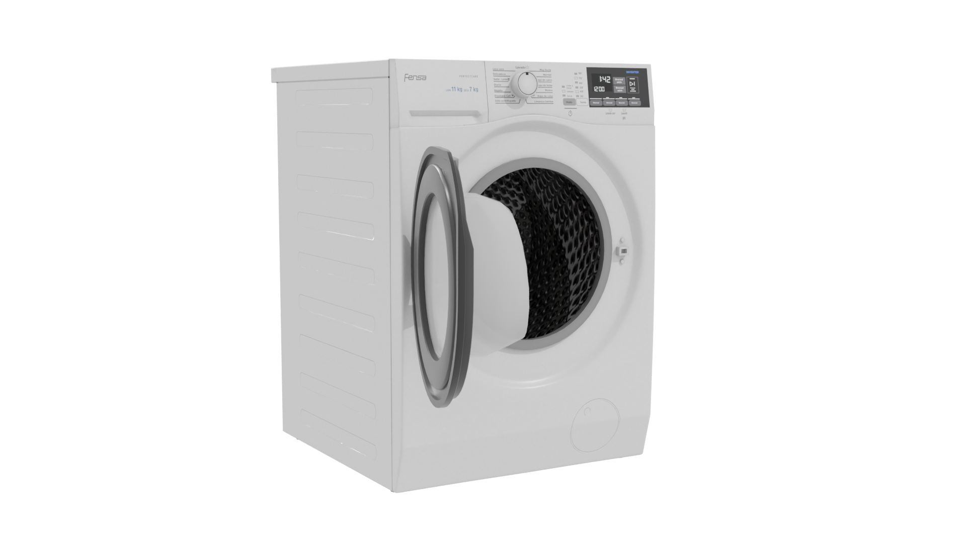 Realistic Household Washing Machine 3D - Professional 3D Model Render 10