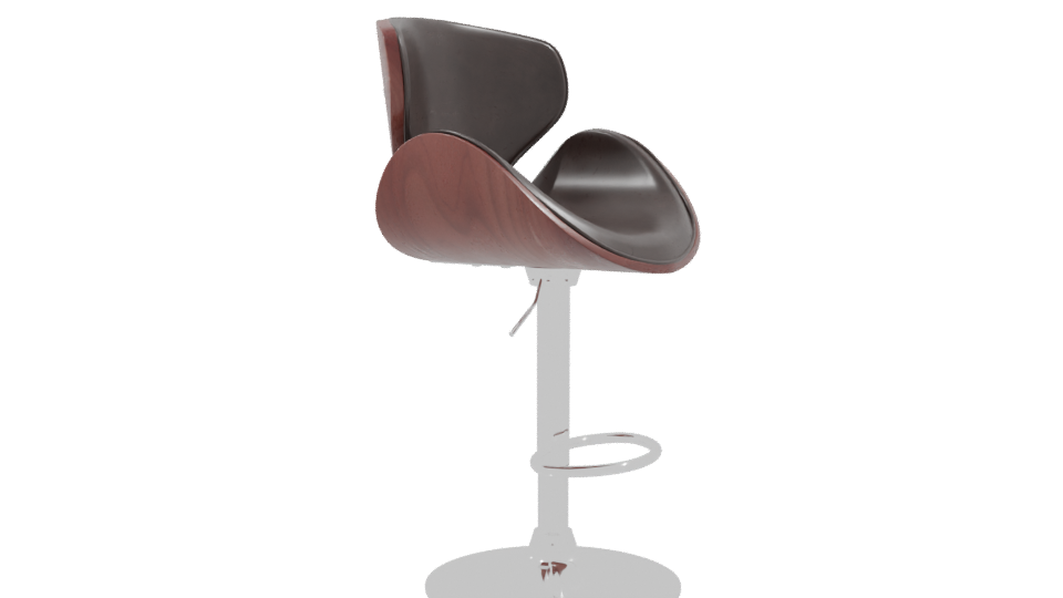 Stylish Bar Stool 3D Model - Professional 3D Model Render 9
