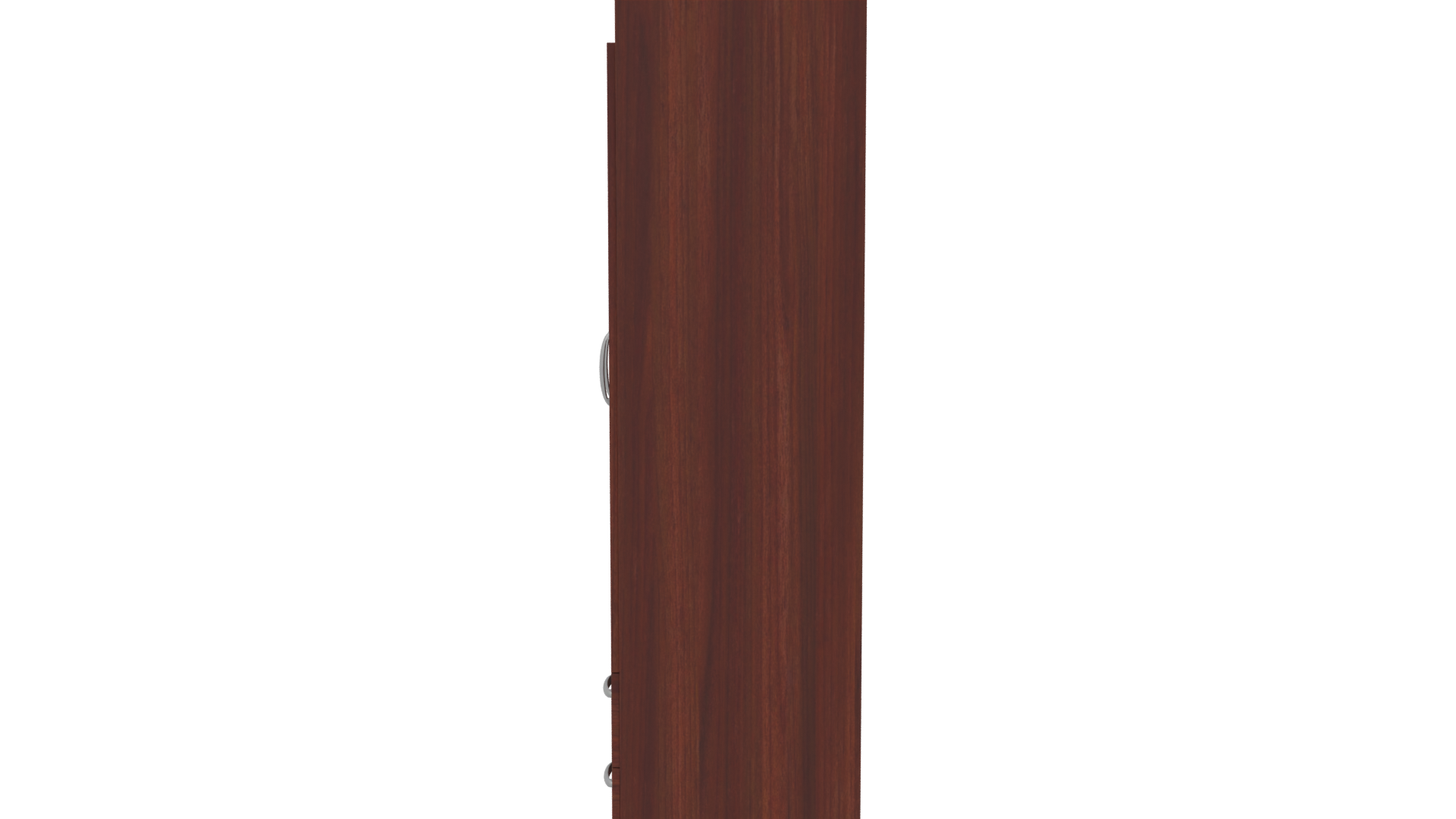 Stylish Wooden Wardrobe Cabinet 3D Model - Professional 3D Model Render 2