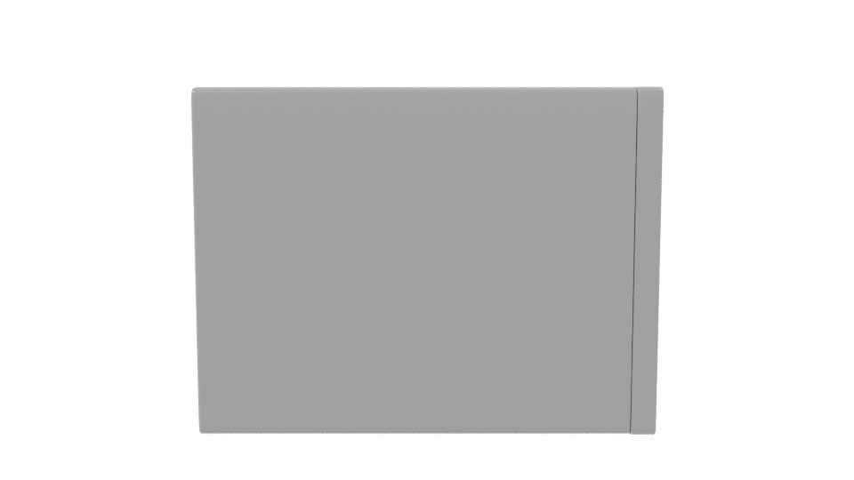 Stylish Household Microwave Model - Professional 3D Model Render 8