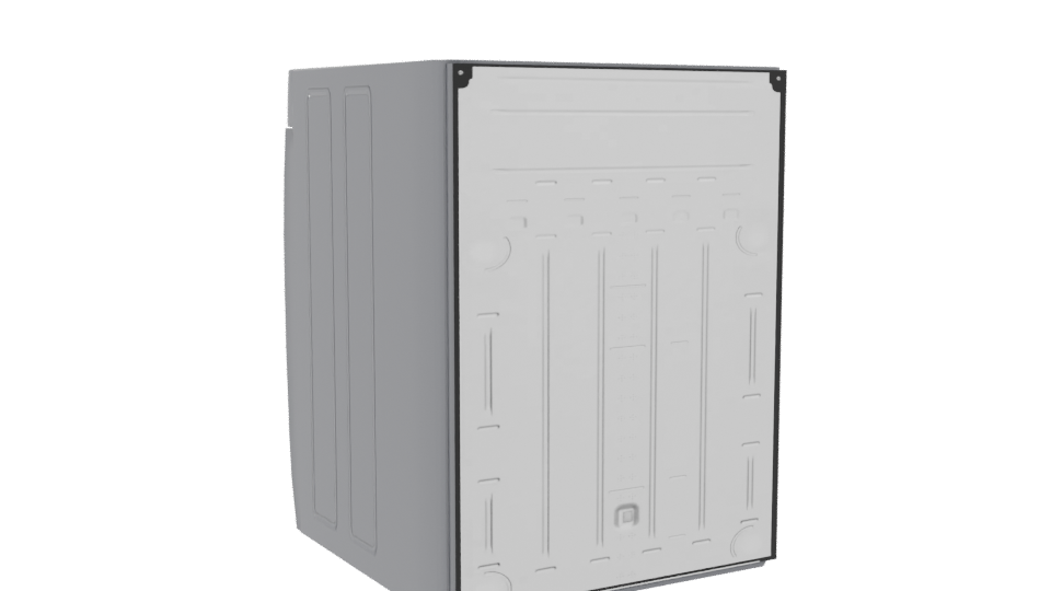 Modern Household Dryer 3D Model - Professional 3D Model Render 4