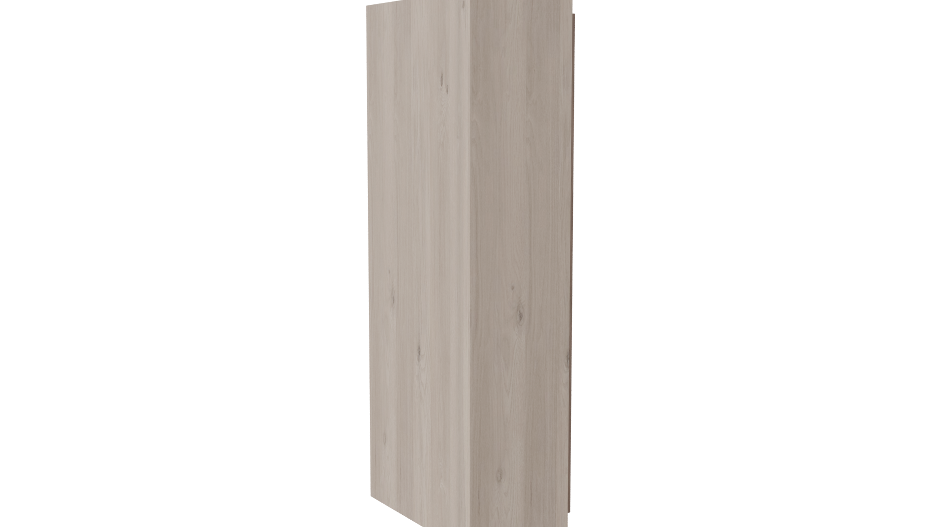 Stylish Two-Door Wardrobe Model - Professional 3D Model Render 7
