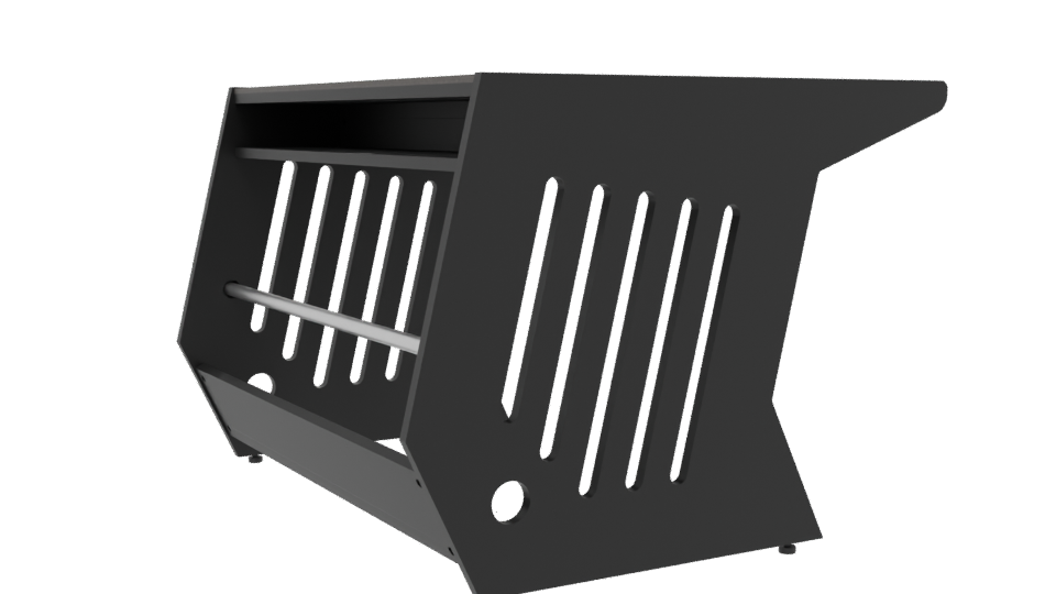 Sleek Modern Office Desk 3D - Professional 3D Model Render 7