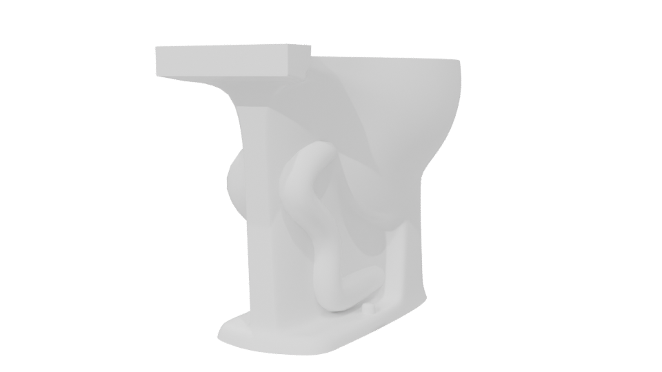 Stylish Bathroom Sink Model - Professional 3D Model Render 6