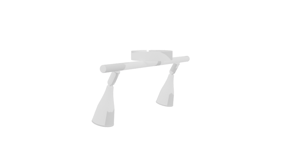 Stylish Modern Lighting Fixture 3D - Professional 3D Model Render 3