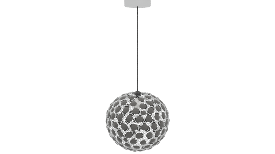 Modern Pendant Lamp 3D Model - Professional 3D Model Render 4