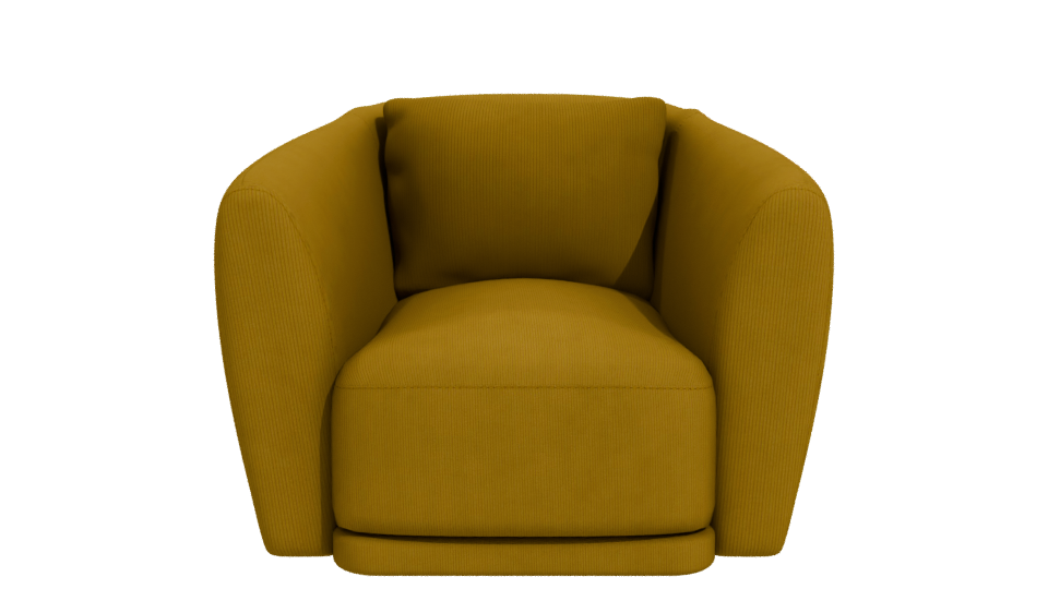 Stylish Modern Armchair 3D Model - Professional 3D Model Render 11