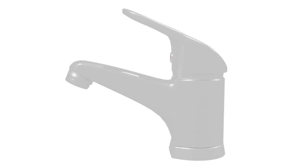 Modern Bathroom Faucet 3D - Professional 3D Model Render 2