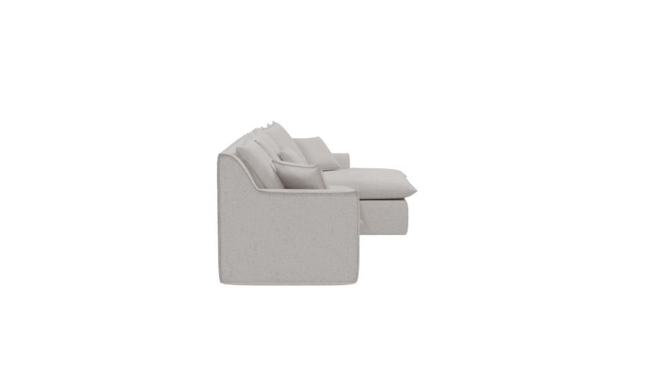 Contemporary Sectional Sofa Model - Professional 3D Model Render 8