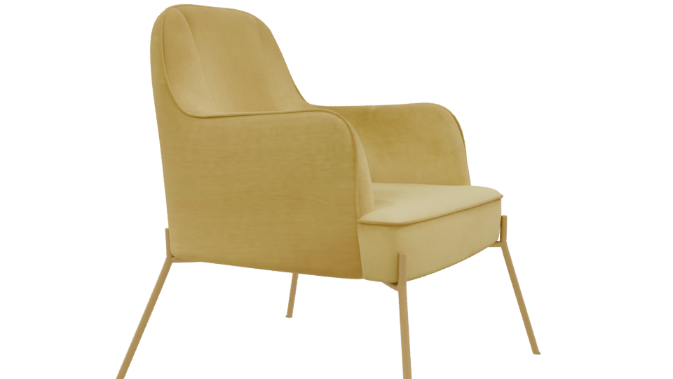 Stylish Minimalist Armchair Model - Professional 3D Model Render 9