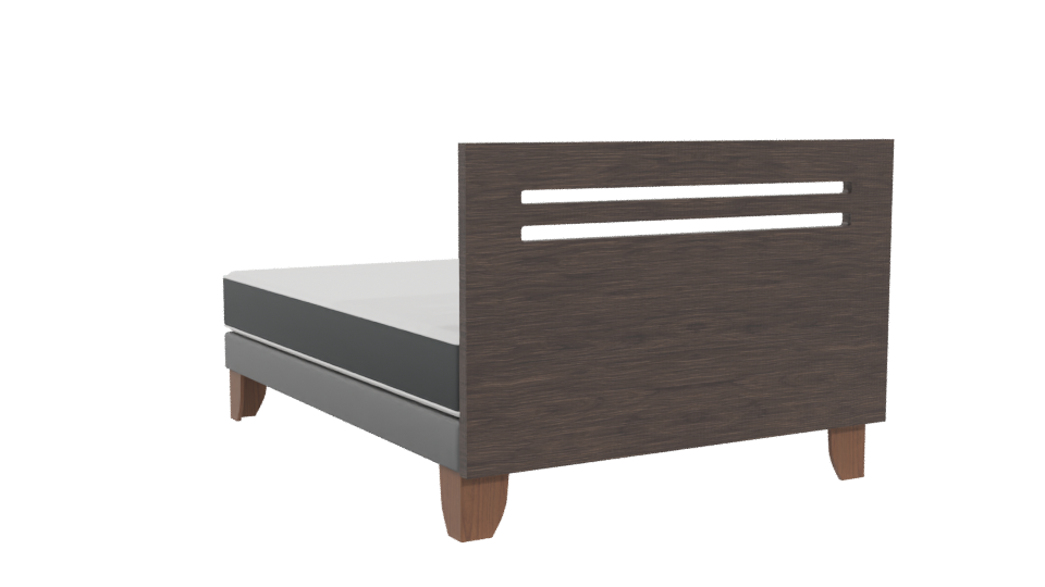 Stylish Bed Frame 3D Model - Professional 3D Model Render 4