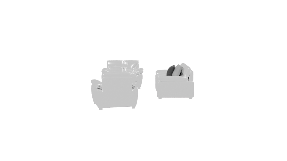 Vibrant Modern Sofa Set 3D Model - Professional 3D Model Render 2