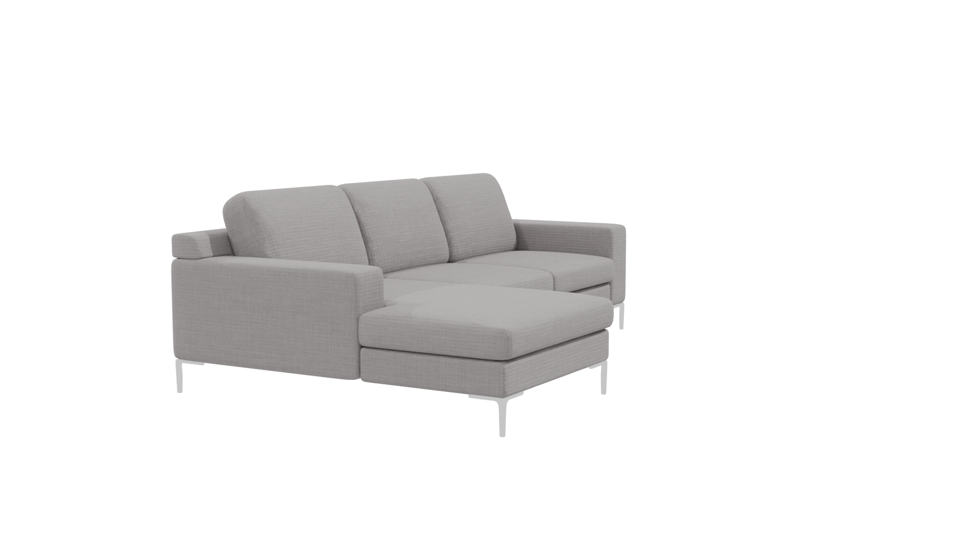 Contemporary L-Shaped Sofa 3D - Professional 3D Model Render 9