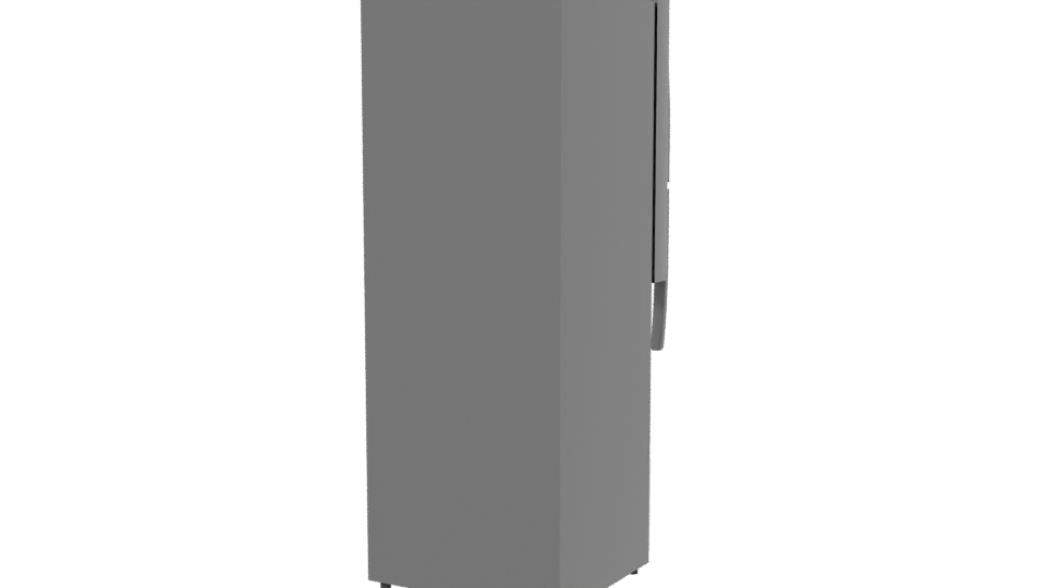Sleek Modern Refrigerator 3D Model - Professional 3D Model Render 6