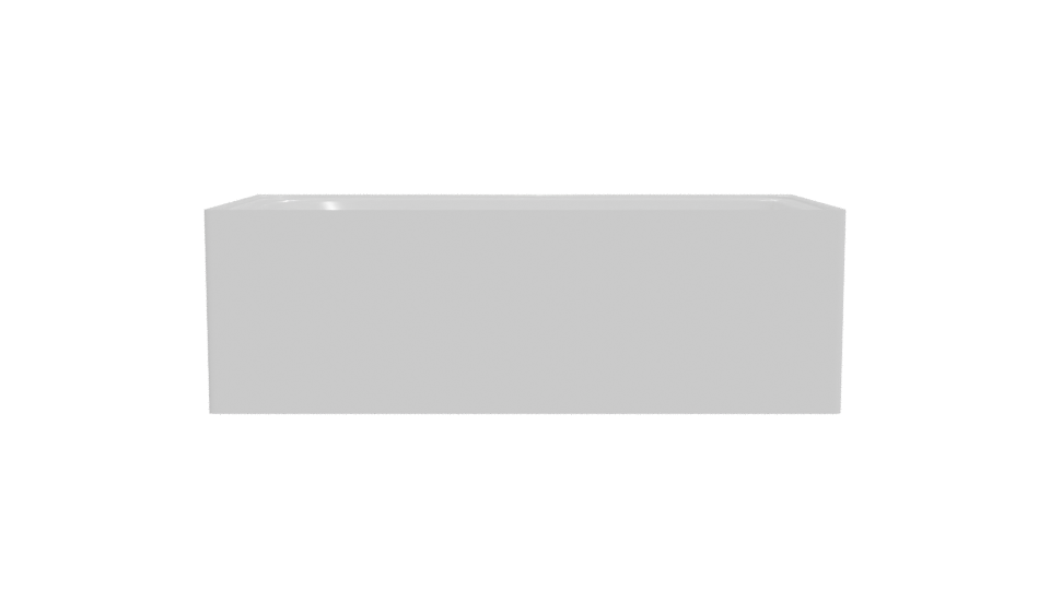 Sleek Modern Bathtub 3D Model - Professional 3D Model Render 11