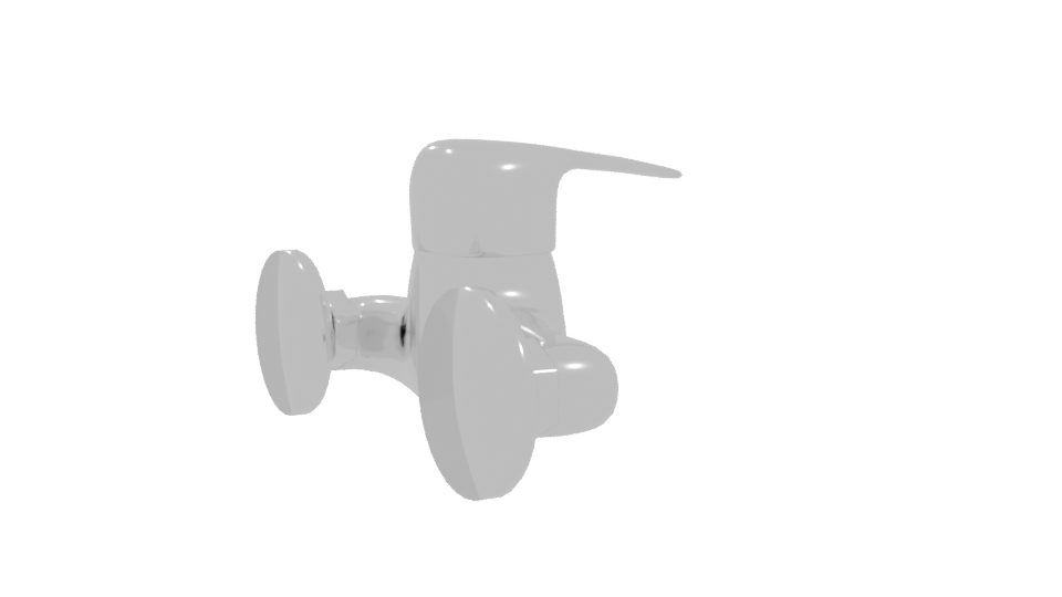 Stylish Wall-Mounted Faucet 3D - Professional 3D Model Render 10