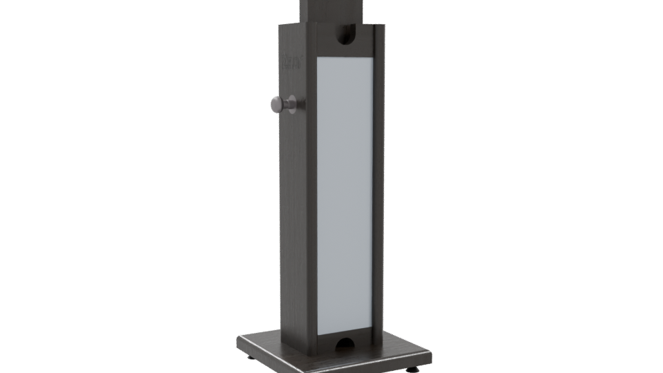 Stand Monitor Black 3D Model - Professional 3D Model Render 10