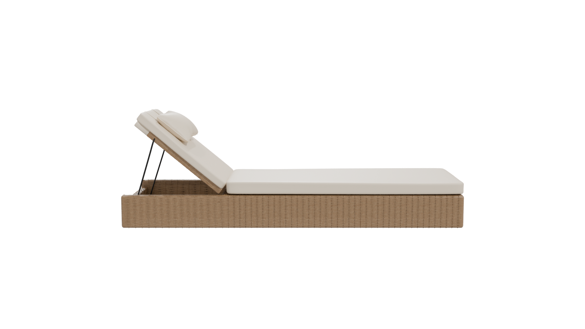 Stylish Outdoor Lounge Bed 3D - Professional 3D Model Render 26