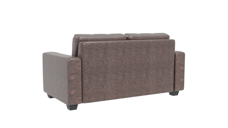 Stylish Modern Leather Sofa - Professional 3D Model Render 4