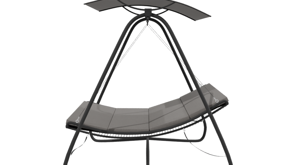 Stylish Outdoor Swing Seat 3D - Professional 3D Model Render 2