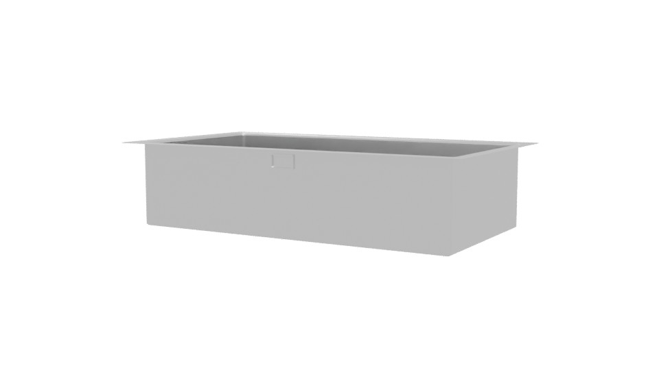 Sleek Modern Bathtub 3D Model - Professional 3D Model Render 6