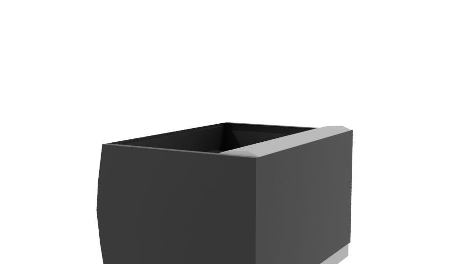 Elegant Modern Display Case 3D Model - Professional 3D Model Render 3