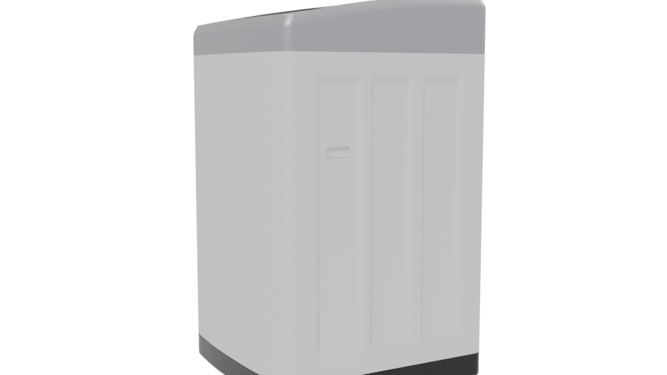 Compact Modern Washing Machine Model - Professional 3D Model Render 13