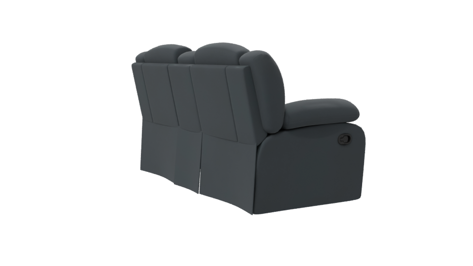 Stylish Reclining Sofa 3D Model - Professional 3D Model Render 7