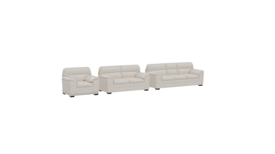 Elegant Modern Sofa Set 3D - Professional 3D Model Render 10