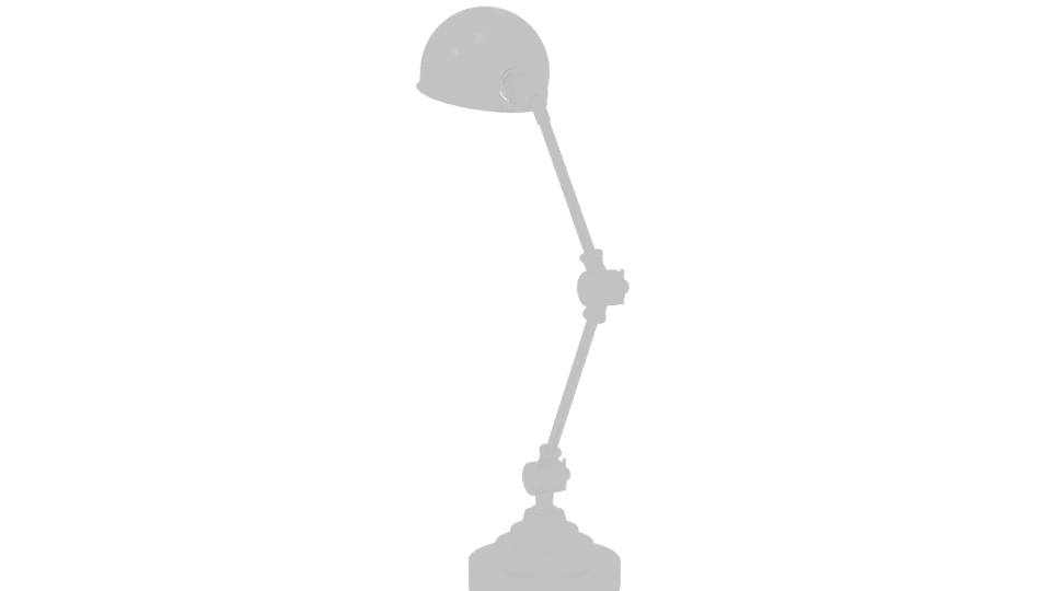 Sleek Metal Table Lamp 3D Model - Professional 3D Model Render 7